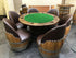 6-Chair Barrel Table Game Set (With Dining Top Option) (January Preorder)