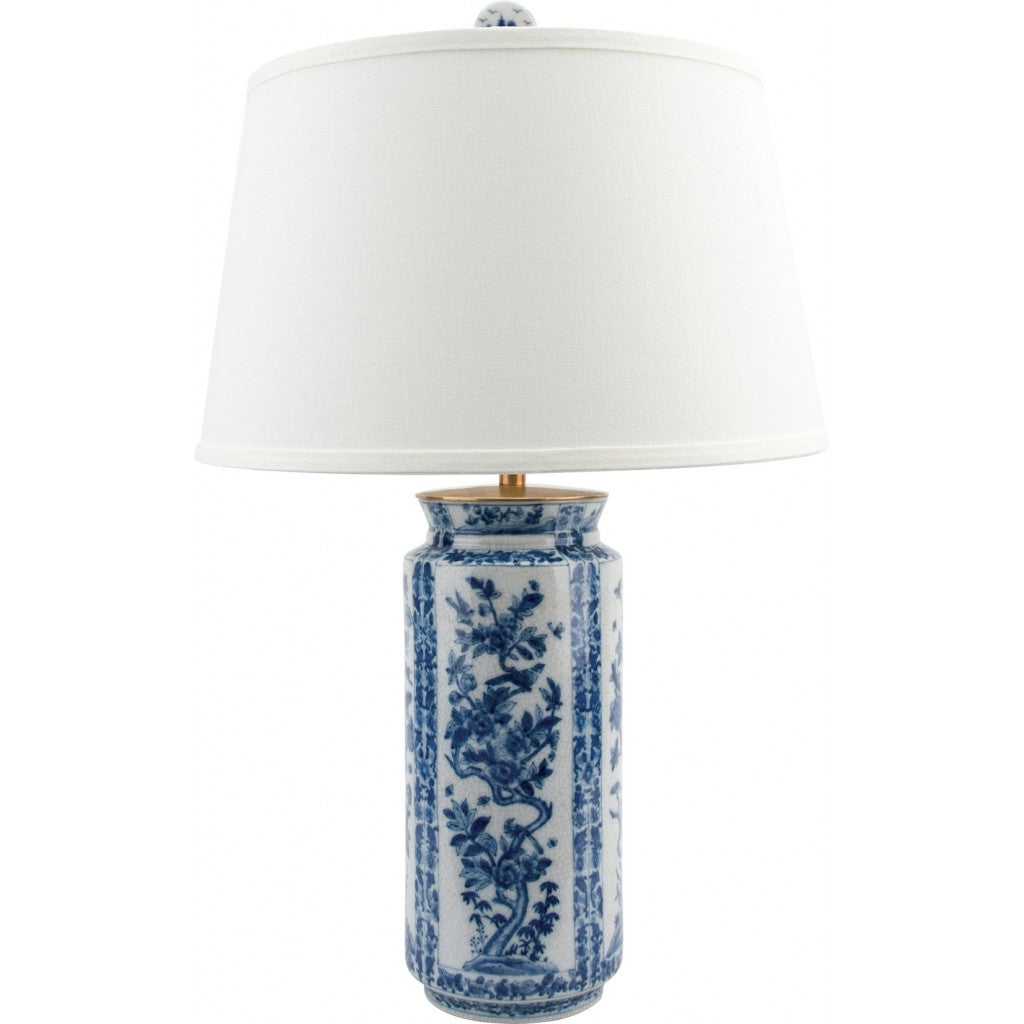 Lovecup Porcelain Table Lamp Blue and White L405