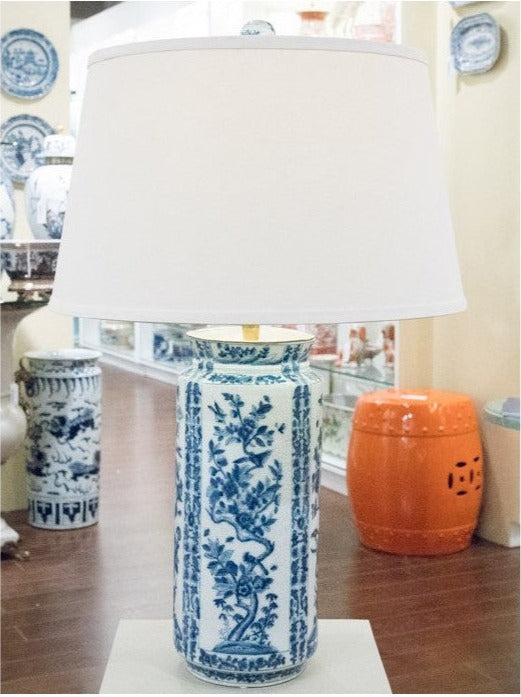 Lovecup Porcelain Table Lamp Blue and White L405