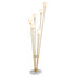 Anechdoche 6 Lights Floor Lamp // Gold and White