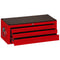 Teng Tools 3 Drawer Professional Portable Steel Lockable Red SV Middle Tool Box - TC803USV