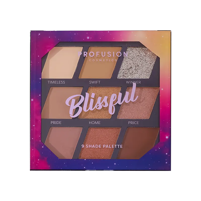 Paleta de 9 tonos Euphoric Glam | Blissful