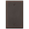 Manhattan Aged Bronze Cast - 1 Blank Wallplate