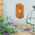 Country Medium Oak Wood - 1 Phone Jack Wallplate