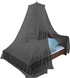 Just Relax Elegant Mosquito Net Bed Canopy Set, Black, Twin-Full