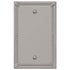 Imperial Bead Brushed Nickel Cast - 1 Blank Wallplate