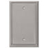 Metro Line Brushed Nickel Cast - 1 Blank Wallplate