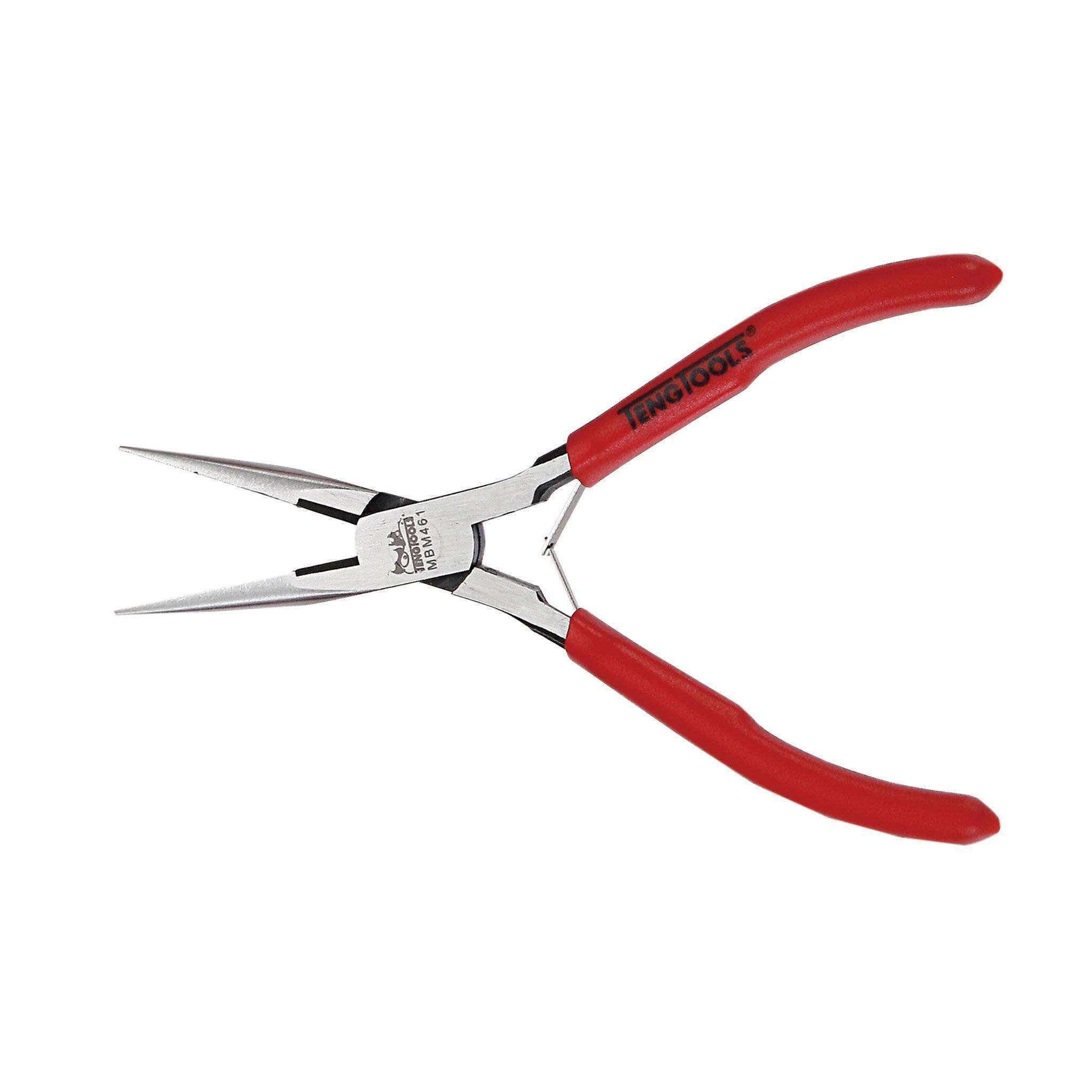 Teng Tools 5 Inch Professional Mini Long / Needle Nose Pliers - MBM461