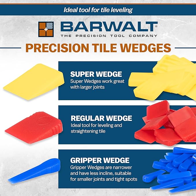 Barwalt 10380 Super Tile Wedges Bag - 25 Pieces