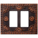 York Aged Bronze Resin - 2 Rocker Wallplate