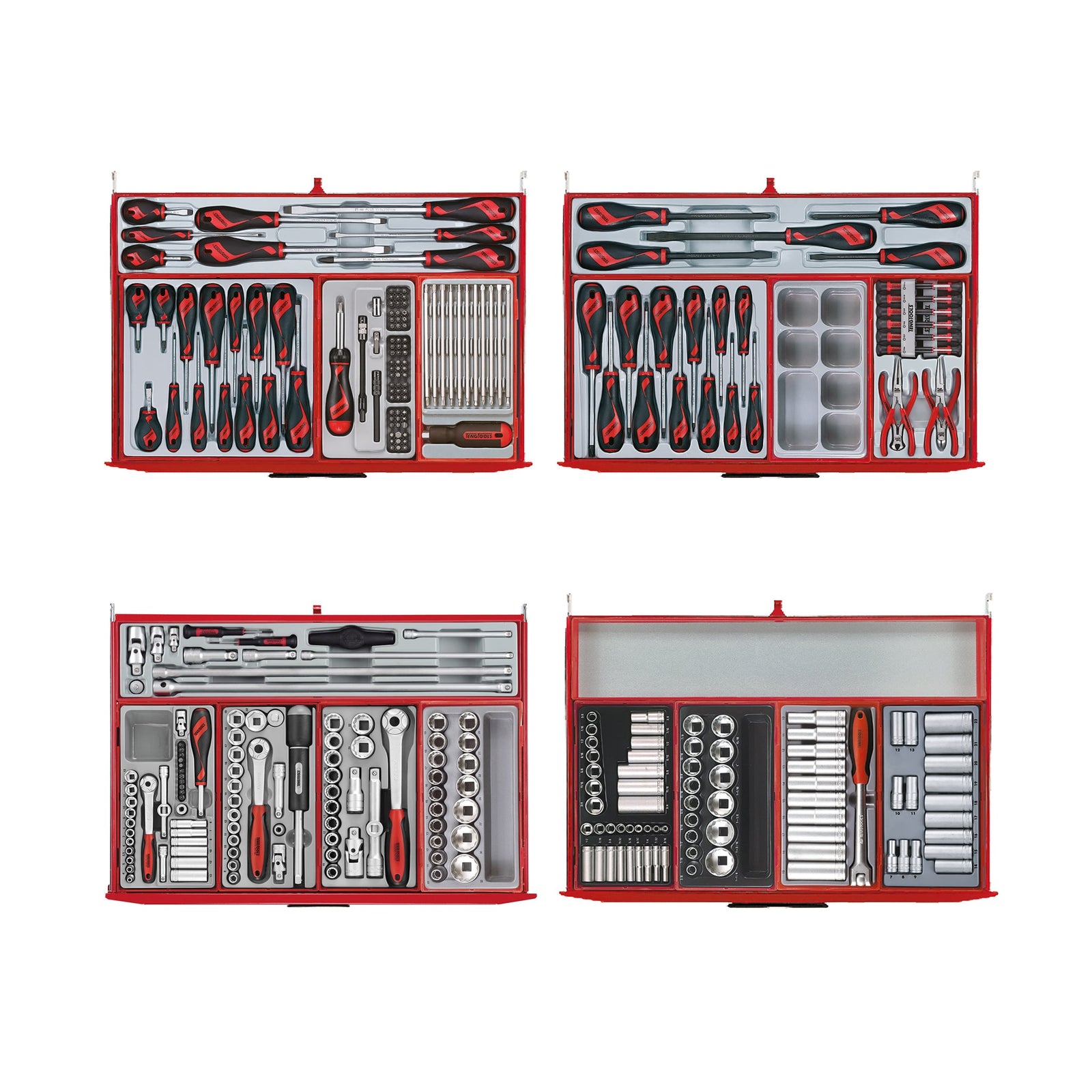 Teng Tools 1100 Piece Complete Mixed Monster Mega Master Hand Tool Kit - TCMONSTER02