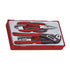 Teng Tools 4 Piece Plier Set Tool Tray (Side Cutters, Linesman, Long Nose, Slip Joint) - TT440