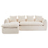 Walker Edison | Boucle Cloud 3 Seater Sectional Couch