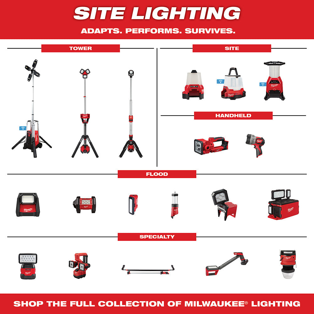 Luz de sitio compacta Milwaukee 2144-20 M18™ RADIUS™ con modo de inundación