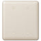 Devon Light Almond Steel - 2 Blank Wallplate