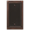 Continental Aged Bronze Cast - 1 Blank Wallplate