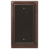 Continental Aged Bronze Cast - 1 Blank Wallplate