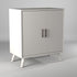 Flynn Small Bar Cabinet, White