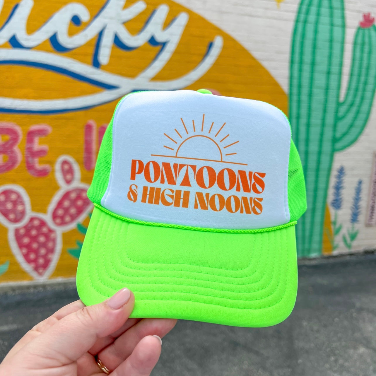 Pontoons and High Noons Trucker Cap (Multiple Color Options)