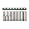 Teng Tools 8 Piece 1/2 Inch Drive 12 Point Deep Metric Socket Set (13mm - 24mm) - M1207