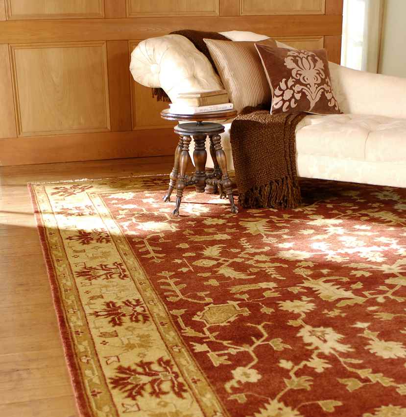 Alpharetta Traditional Rust/Beige/Tan Area Rug