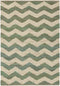 Alpha Global Dark Green/Cream Area Rug