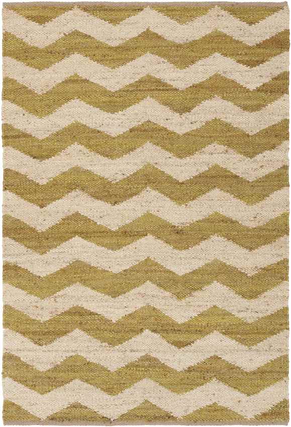 Alpha Global Lime/Cream Area Rug