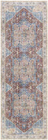 Esslingen Traditional Burnt Orange Washable Area Rug