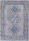 Alfombra lavable tradicional azul marino Limmen