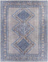 Alfombra lavable tradicional azul marino Limmen