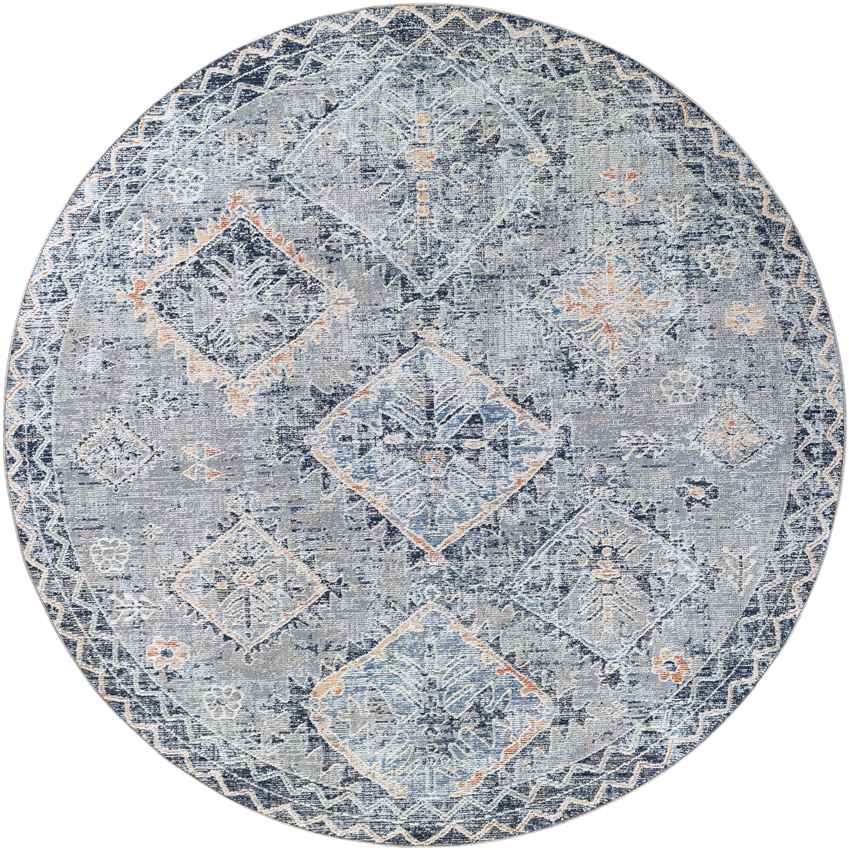 Allen Traditional Navy Area Rug