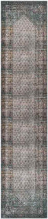 Hayri Traditional Burnt Orange Washable Area Rug