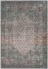 Hayri Traditional Burnt Orange Washable Area Rug