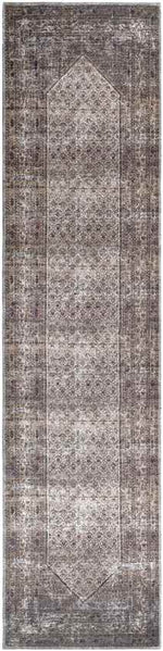 Hayri Traditional Dark Red Washable Area Rug