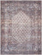 Hayri Traditional Plum Washable Area Rug