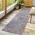 Royal Center Traditional Denim Washable Area Rug