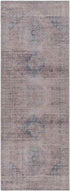 Michiana Shores Traditional Pale Blue Washable Area Rug