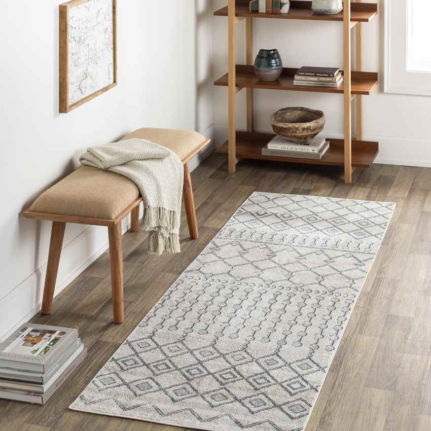 Alfombra lavable en color beige Mary Global