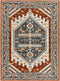 Alfordsville Traditional Burnt Orange Area Rug