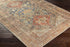 Episkopi Traditional Rust Washable Area Rug