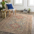 Episkopi Traditional Rust Washable Area Rug