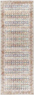 Goldfield Traditional Light Orange Washable Area Rug