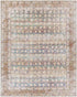 Goldfield Traditional Light Orange Washable Area Rug