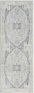 Dry Ridge Traditional Ivory Washable Area Rug