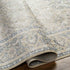 East Traditional Light Gold Washable Area Rug