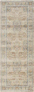 East Traditional Burnt Orange Washable Area Rug