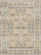 East Traditional Burnt Orange Washable Area Rug