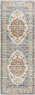 Edgerton Traditional Burnt Orange Washable Area Rug