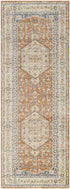 Edmond Traditional Burnt Orange Washable Area Rug