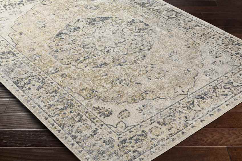 Edmonson Traditional Brown Washable Area Rug